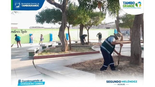 🟡🔵🟢 MDT REALIZA TRABAJOS DE LIMPIEZA EN LA PLAZA DE SAN ANDRÉS