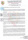 Vista preliminar de documento ACURDO DE CONCEJO Nº 001-2025-AUTORIZAR EL REGISTRO DE FIRMAS-CUENTAS BANCARIAS