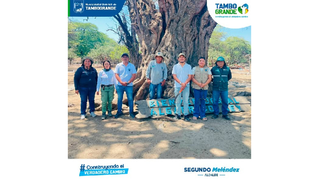 MDT protege recurso turístico el Algarrobo Rey
