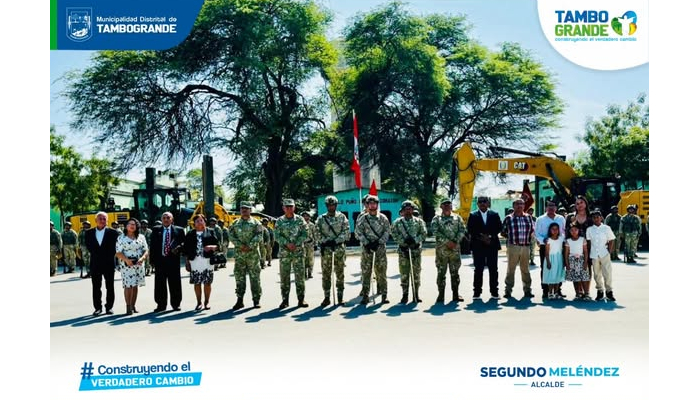 MDT y el Ejército Peruano trabajan en conjunto por el desarrollo del distrito