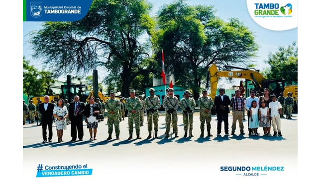 MDT y el Ejército Peruano trabajan en conjunto por el desarrollo del distrito