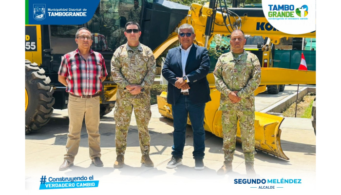 MDT y el Ejército Peruano trabajan en conjunto por el desarrollo del distrito