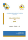 Vista preliminar de documento REGLAMENTO INTERNO 2020