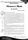 Vista preliminar de documento RA 001-2025-MPC