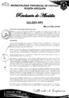 Vista preliminar de documento RA 011-2025-MPC