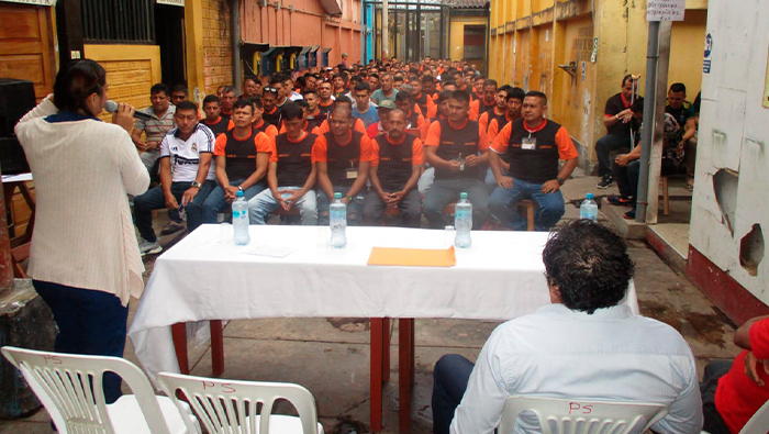 Goresam promueve inserción laboral de internos con taller de habilidades sociales