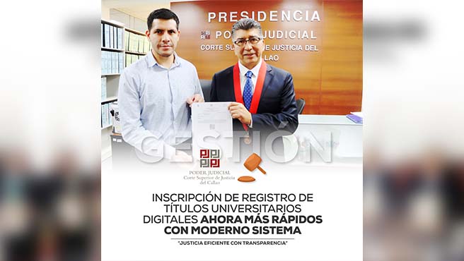 Corte Superior de Justicia del Callao crea certificación digital de registro de títulos universitarios de abogados