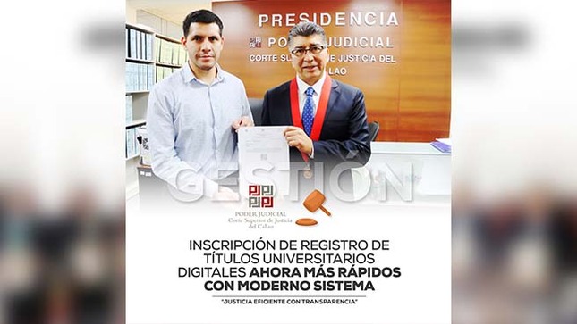 Corte Superior de Justicia del Callao crea certificación digital de registro de títulos universitarios de abogados