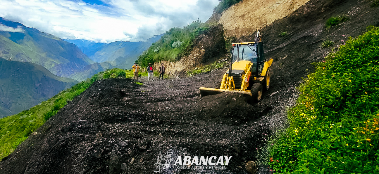 Municipalidad Provincial De Abancay Trabaja En La Rehabilitación De Vía Vecinal En Paquencca – Facchacpata: