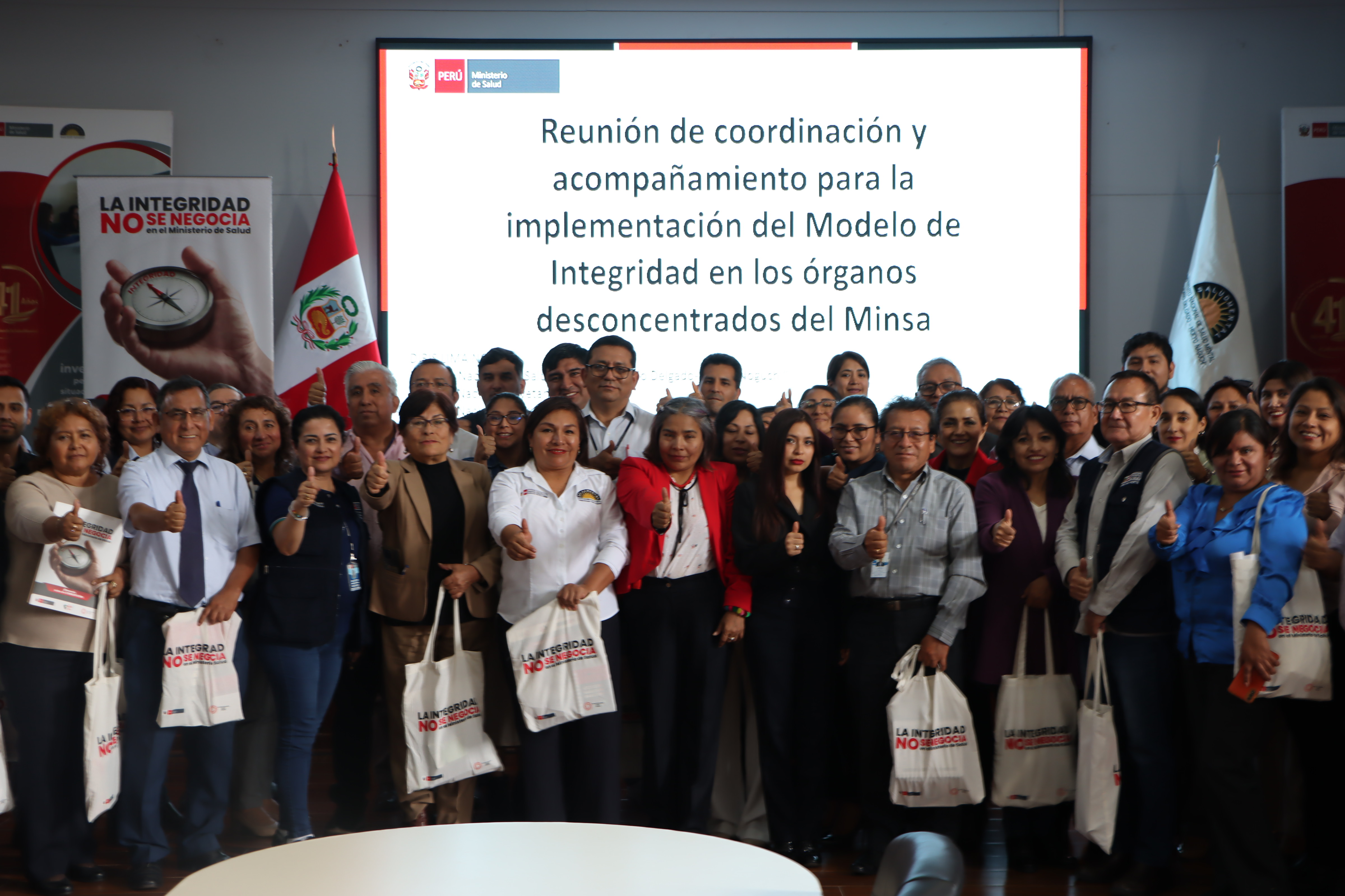 Funcionarios de Salud de Lima Norte participan en acompañamiento sobre Integridad