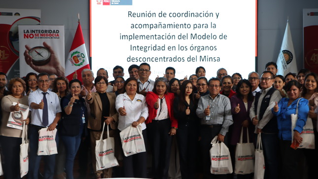 Funcionarios de Salud de Lima Norte participan en acompañamiento sobre Integridad