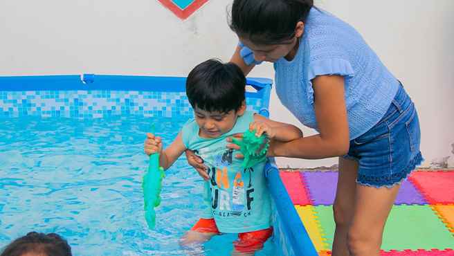 ¡Vacaciones divertidas kids 2025! taller de natación en ludotecas Huarmey