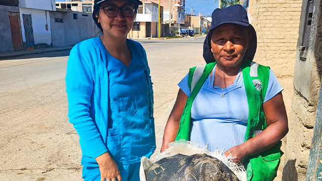 Con éxito se realizó el primer día de la campaña de recojo de inservibles en Huarmey