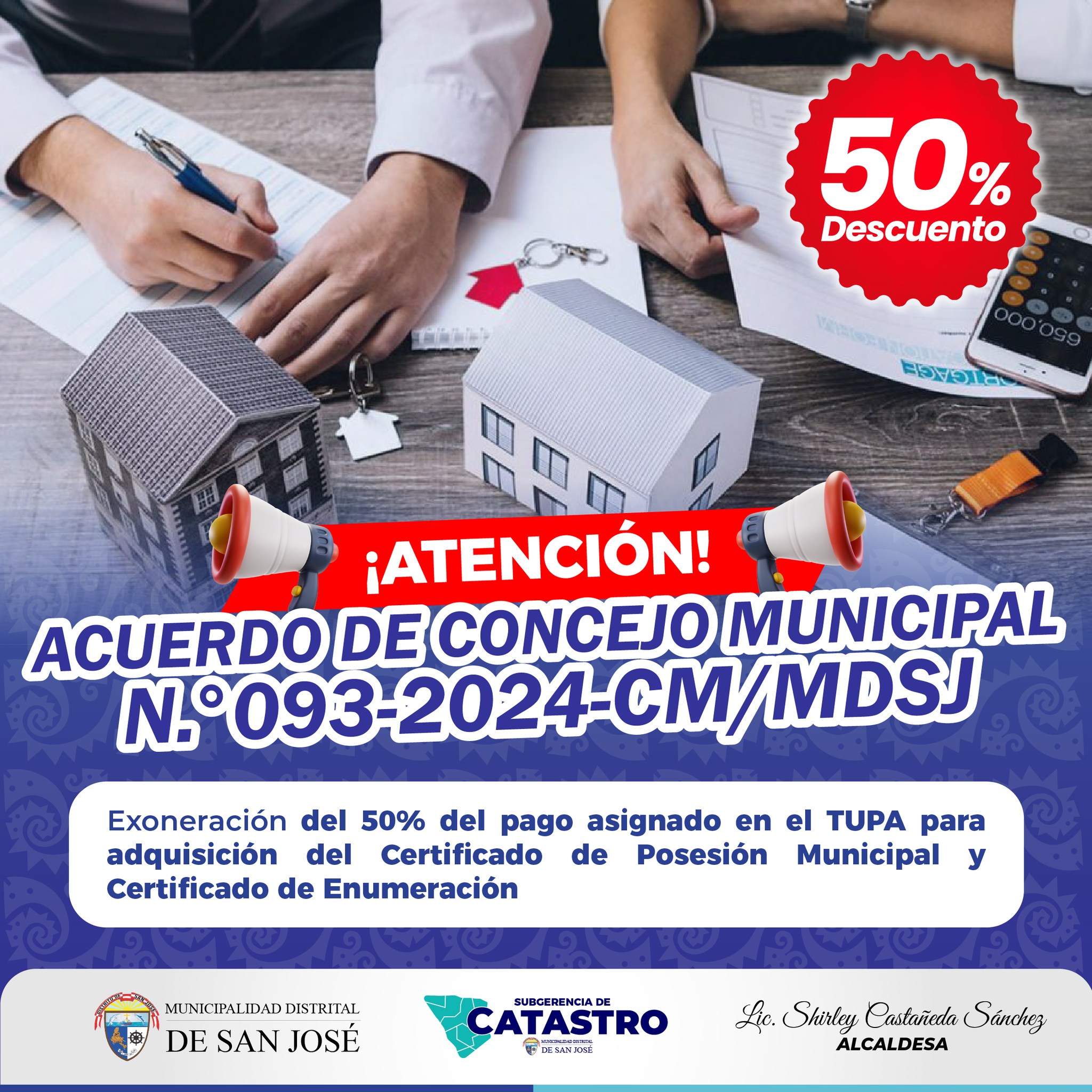 Acuerdo de Concejo Municipal N.掳093-2024-CM/MDSJ