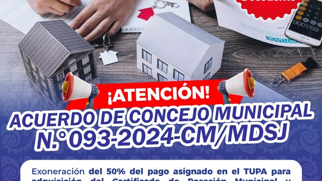 Acuerdo de Concejo Municipal N.°093-2024-CM/MDSJ