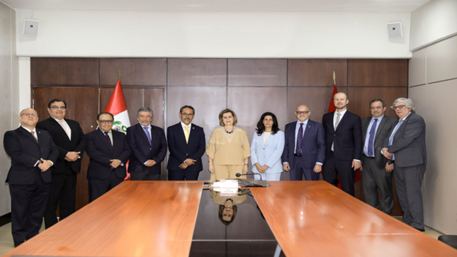 Pleno del TC recibió a delegación de la Comisión Europea para la Democracia por el Derecho del Consejo Europeo - Comisión de Venecia