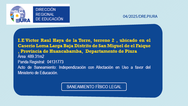 Saneamiento Físico Legal
