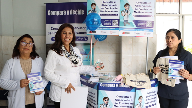 Campaña informativa “Tu salud es primero, consulta el Observatorio de Precios” en el INSM “HD-HN”
