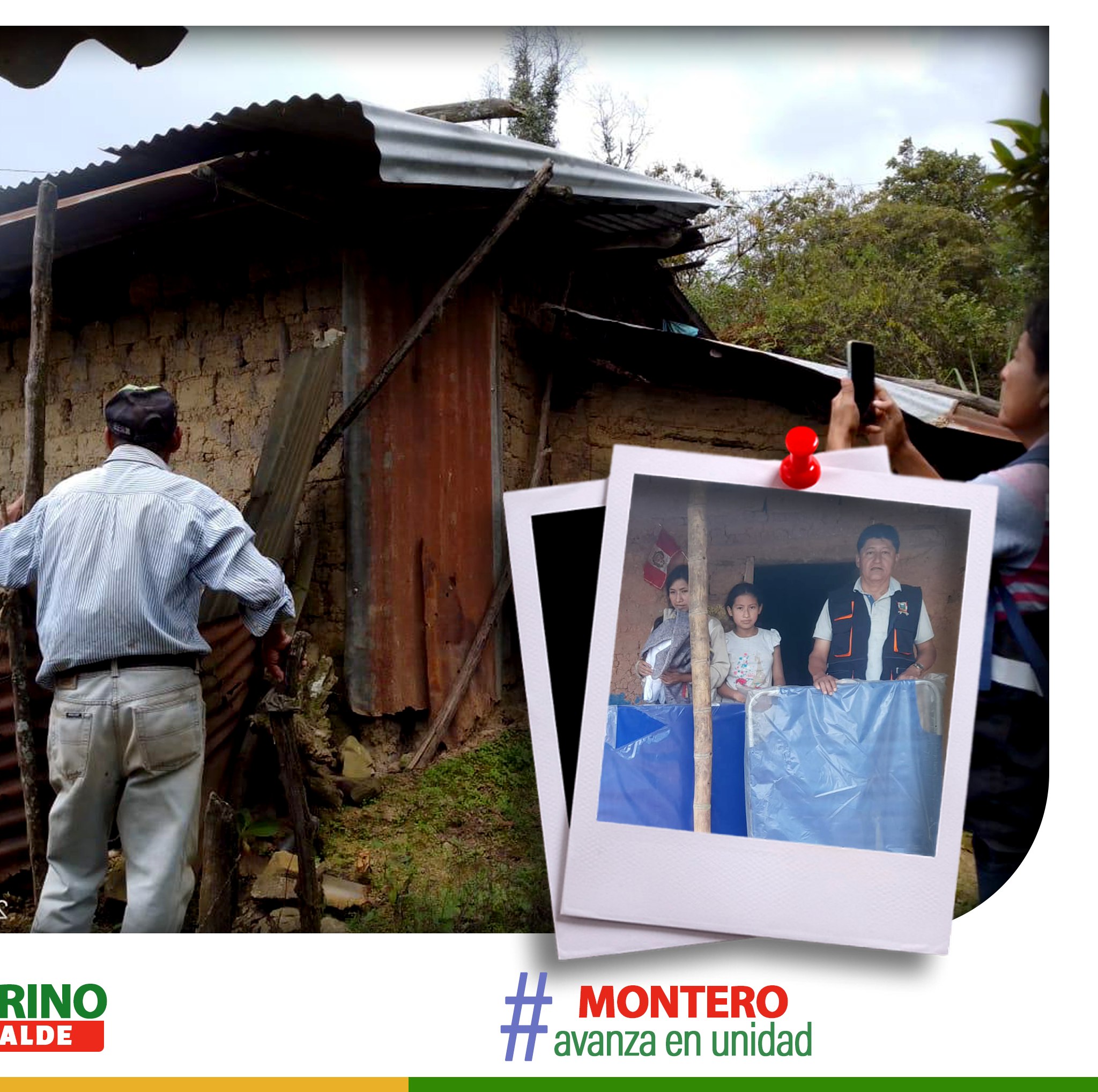 MDM Realiza Inspección de Viviendas Afectadas por la Lluvias y Fuertes Vientos