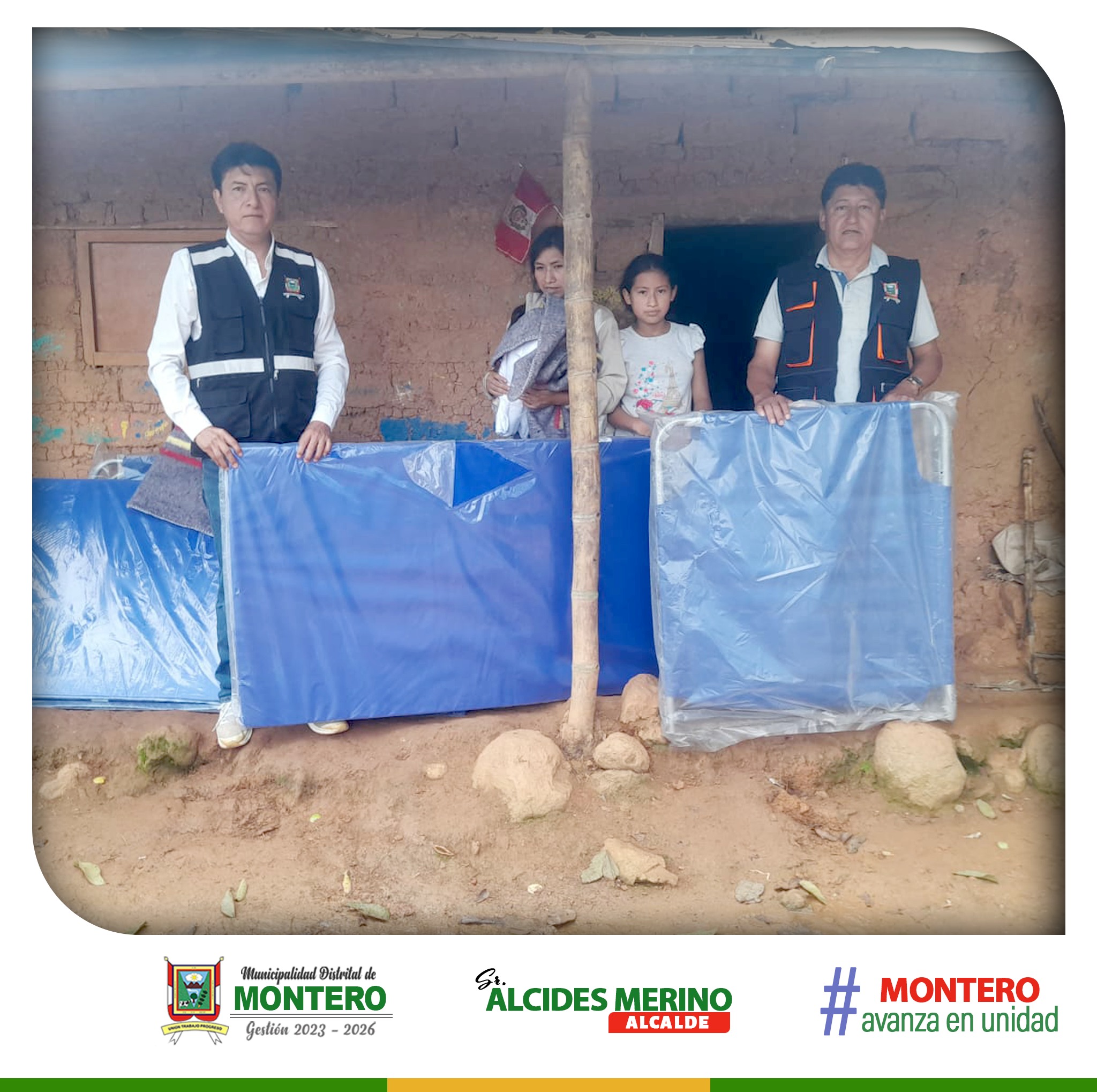 MDM Realiza Inspección de Viviendas Afectadas por la Lluvias y Fuertes Vientos