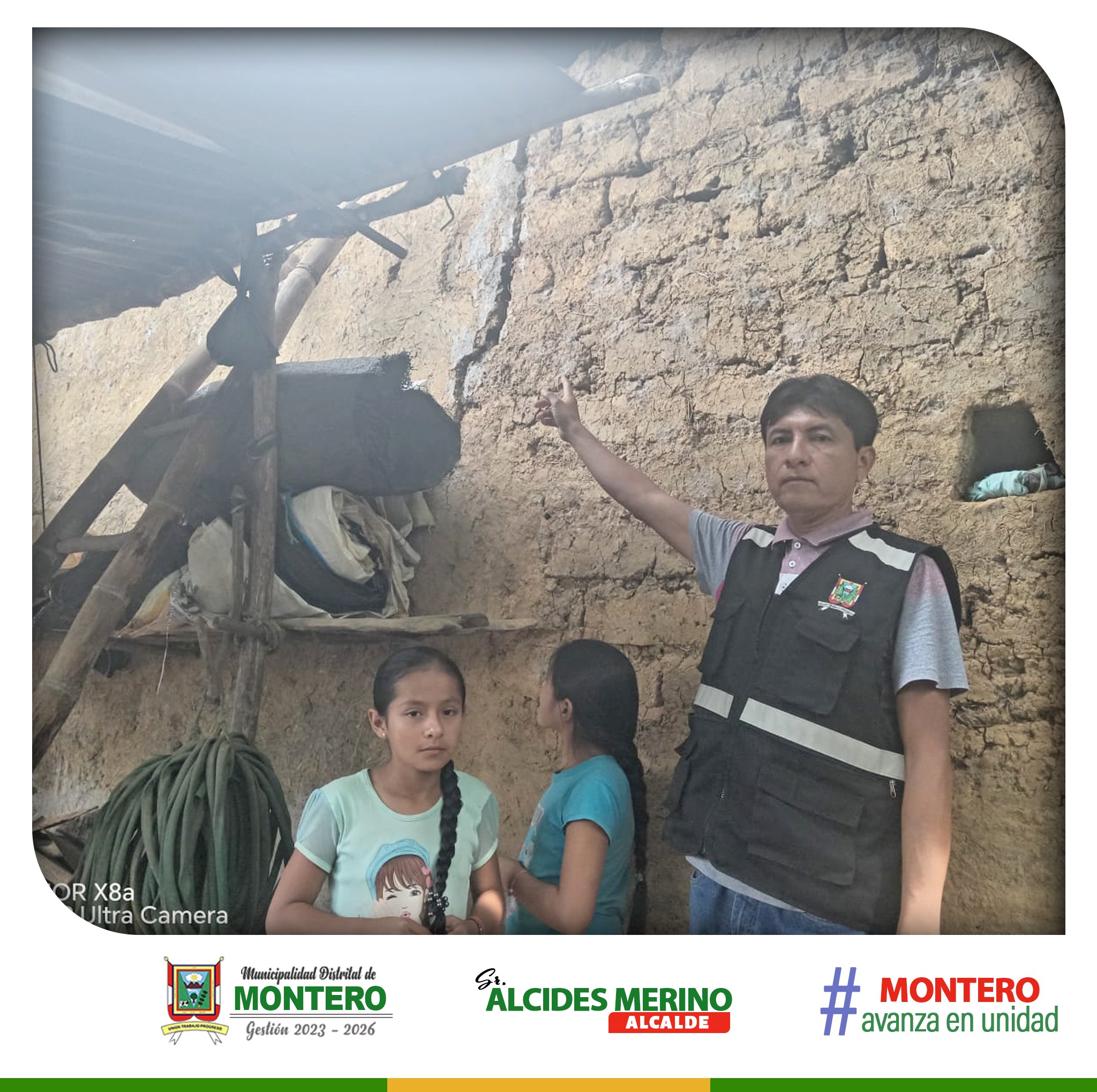 MDM Realiza Inspección de Viviendas Afectadas por la Lluvias y Fuertes Vientos