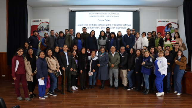 Culminó curso taller Desarrollo de capacidades para el cuidado integral en salud mental para personas con depresión