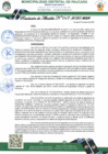 Vista preliminar de documento APROBAR, la Conformación del Comité de Seguimiento de Inversiones para el año fiscal 2025.