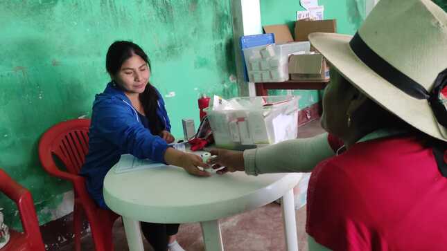 Campaña médica gratuita llegó al distrito de Cochapeti
