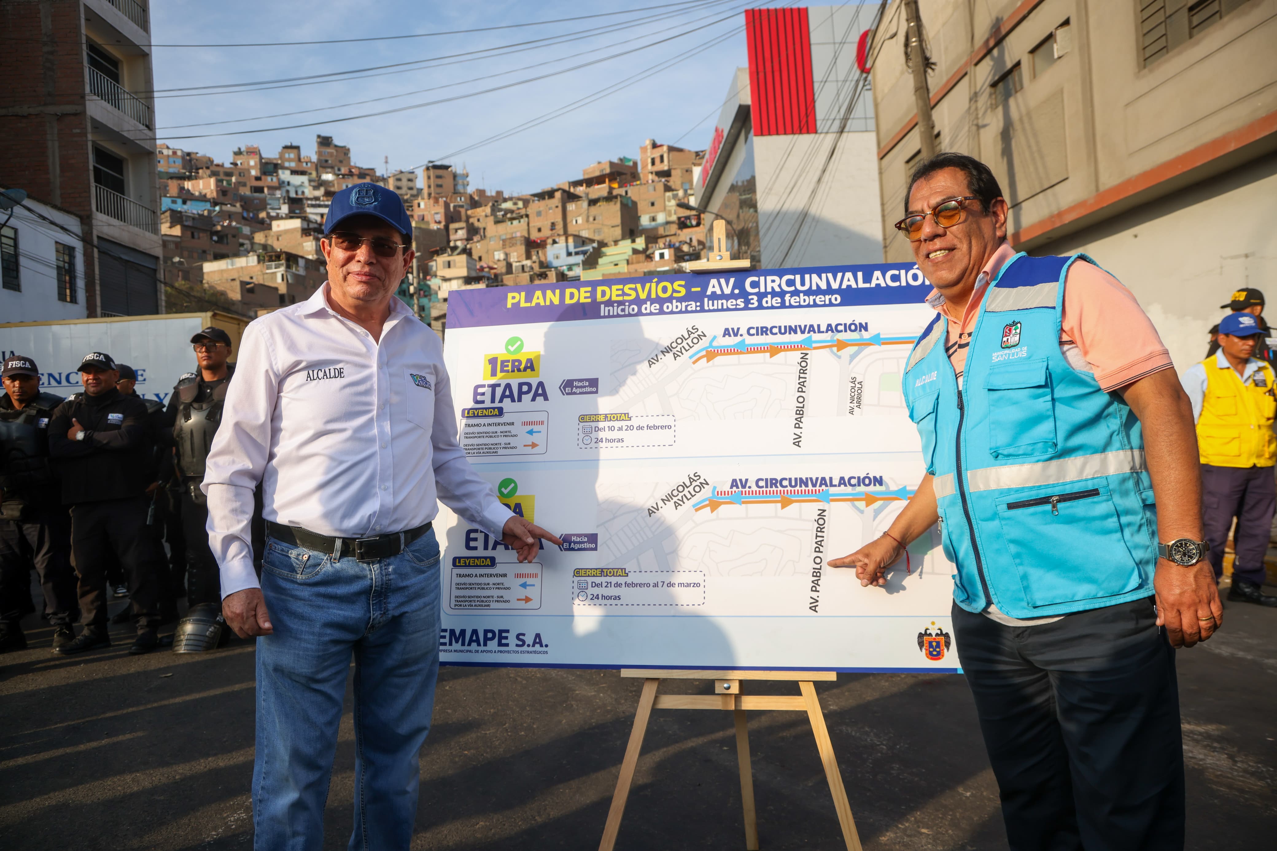 La obra, a cargo de Emape, implica remodelar pistas, veredas, sardineles y áreas verdes desde la Av. Ayllón hasta el trébol de Javier Prado