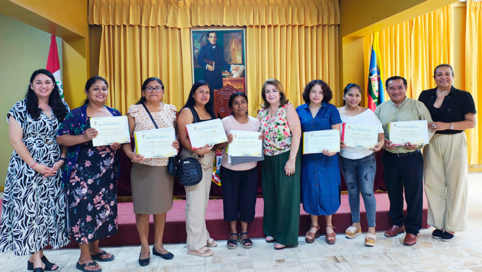 Catacaos: Reconocimiento a empresas participante de la certificación de competencias laborales por CENFOTUR