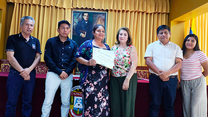 Catacaos: Reconocimiento a empresas participante de la certificación de competencias laborales por CENFOTUR