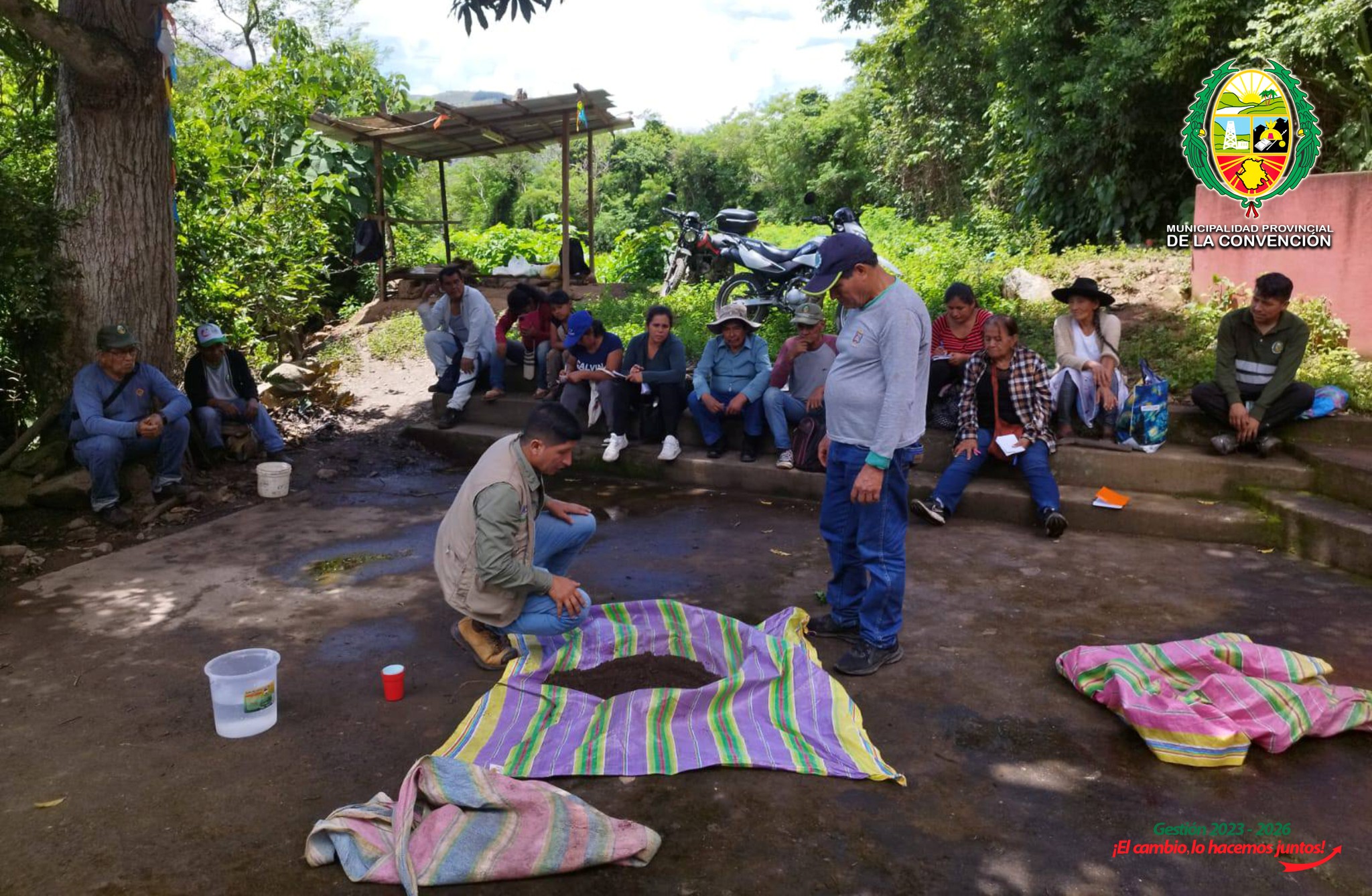 Municipalidad de La Convención capacita a agricultores para combatir presencia de hongos en plantaciones de cacao
