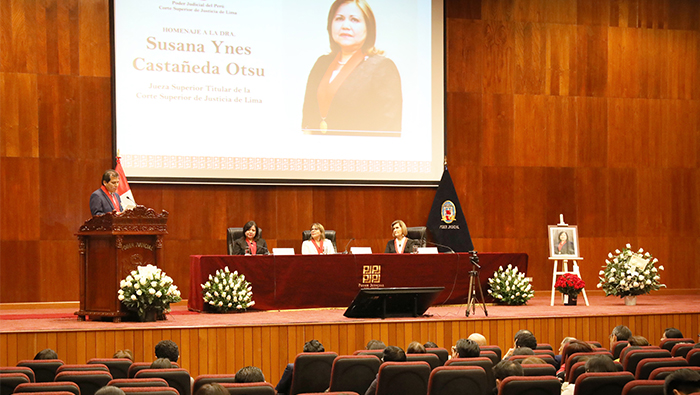 Presidenta y vicepresidente del TC Luz Pacheco y Helder Domínguez participaron en acto de reconocimiento a jueza superior titular