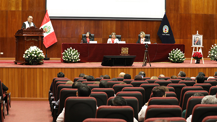 Presidenta y vicepresidente del TC Luz Pacheco y Helder Domínguez participaron en acto de reconocimiento a jueza superior titular