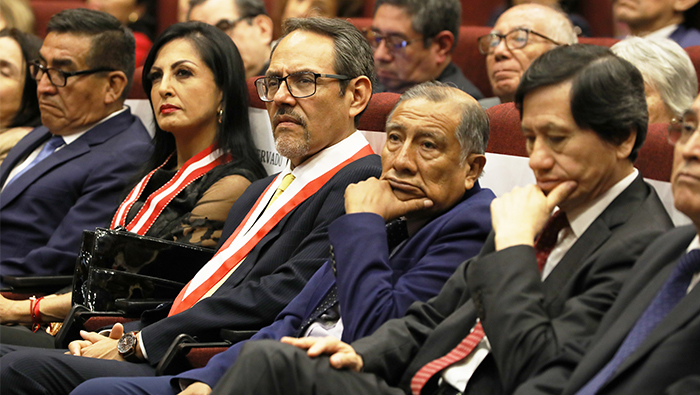 Presidenta y vicepresidente del TC Luz Pacheco y Helder Domínguez participaron en acto de reconocimiento a jueza superior titular