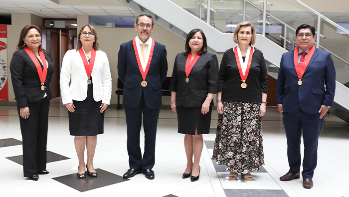 Presidenta y vicepresidente del TC Luz Pacheco y Helder Domínguez participaron en acto de reconocimiento a jueza superior titular