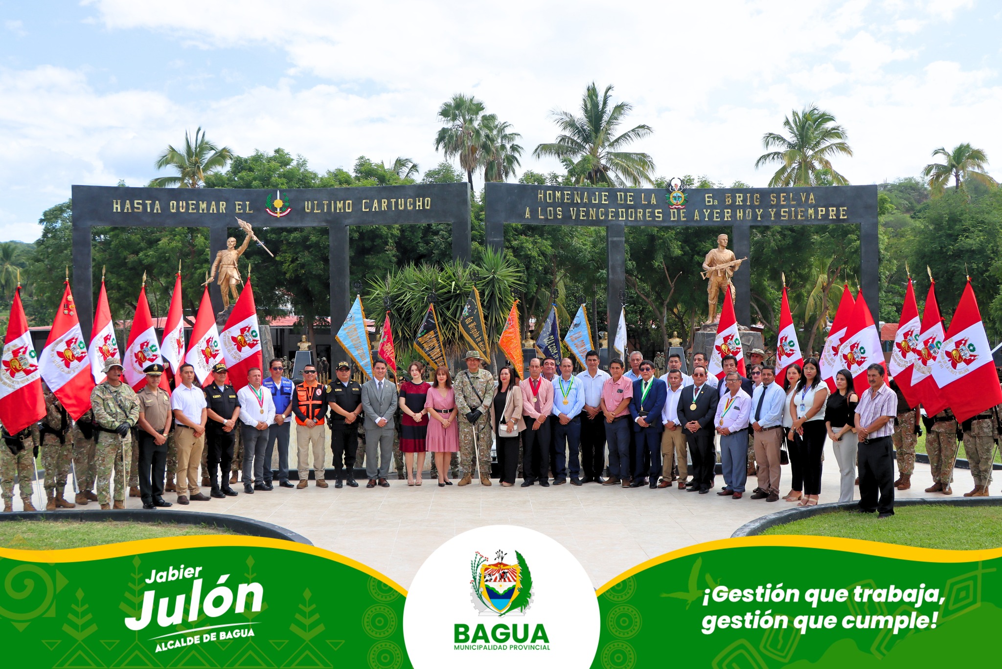 Regidor participa en ceremonia de reconocimiento al Cmdte Gral de la 6ta Brigada de Selva.