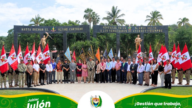 Regidor participa en ceremonia de reconocimiento al Cmdte Gral de la 6ta Brigada de Selva.