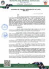 Vista preliminar de documento APROBAR la renovación del CONVENIO TRIPARTITO DE COOPERACION INTERINSTITUCIONAL ENTRE LA MUNICIPALIDAD DISTRITAL DE PAUCARÁ, Y EL CENTRO EDUCATIVO BÁSICO ESPECIAL CEBE Nº 35026 - PAUCARÁ.