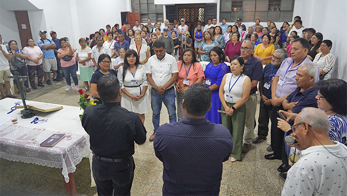 uramento a la nueva junta directiva del AA.HH Villa de Fátima