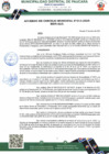 Vista preliminar de documento DESAPROBAR el CONVENIO PARA VIGILANTE DE LA I.E.I Nº 125 DEL DISTRITO DE PAUCARÁ.