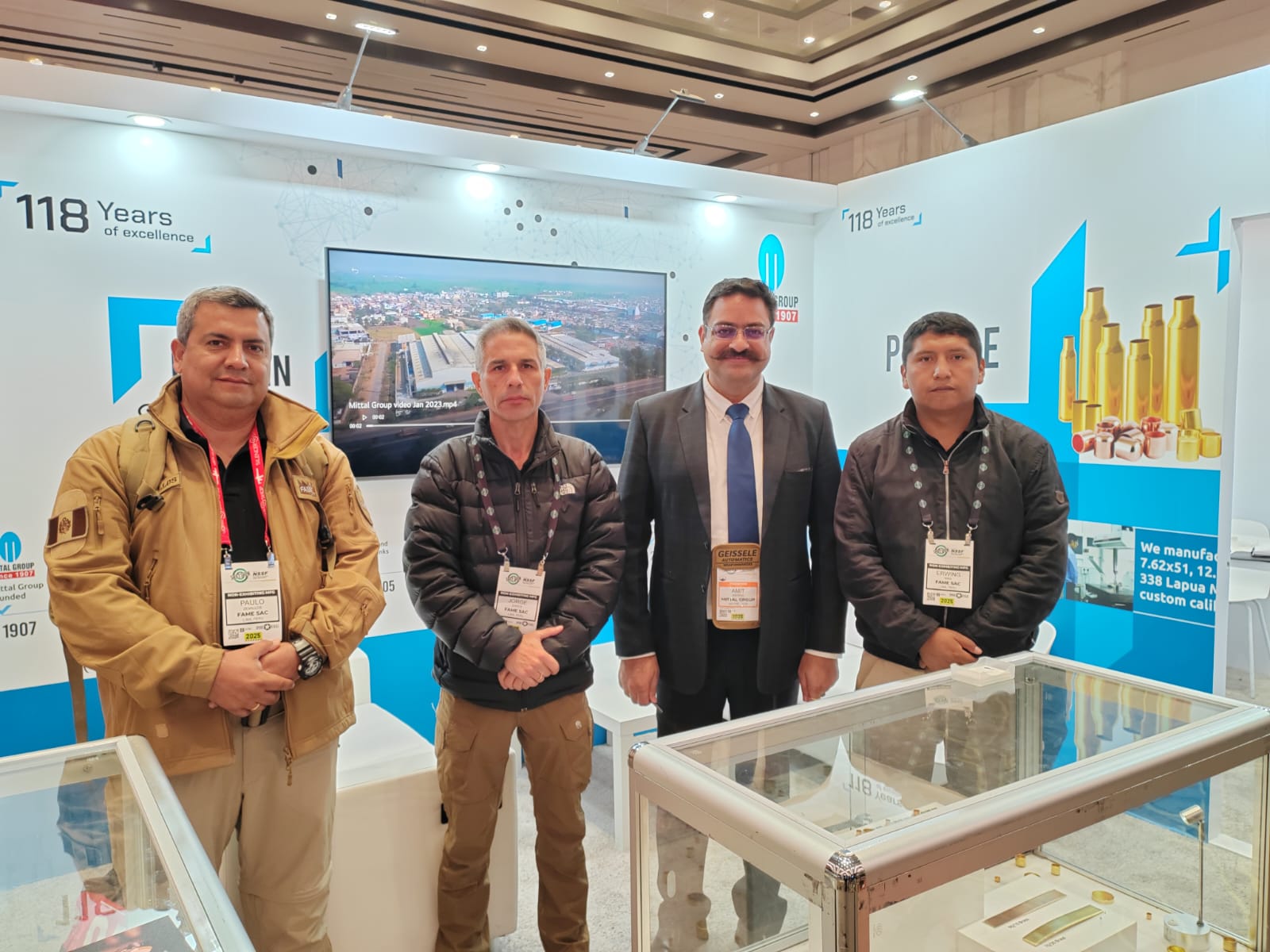 Equipo líder de FAME presente en el Shot Show Las Vegas