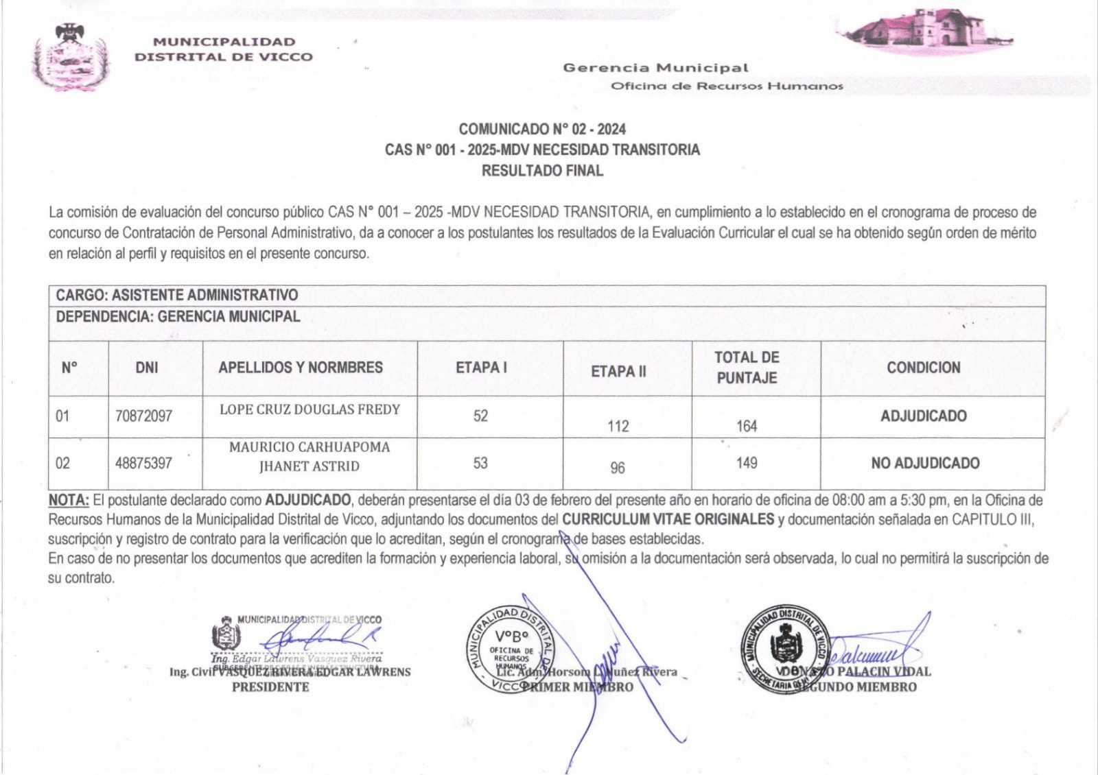 Comunicado