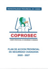 Vista preliminar de documento Plan de Acción Provincial de Seguridad Ciudadana 2025-2027