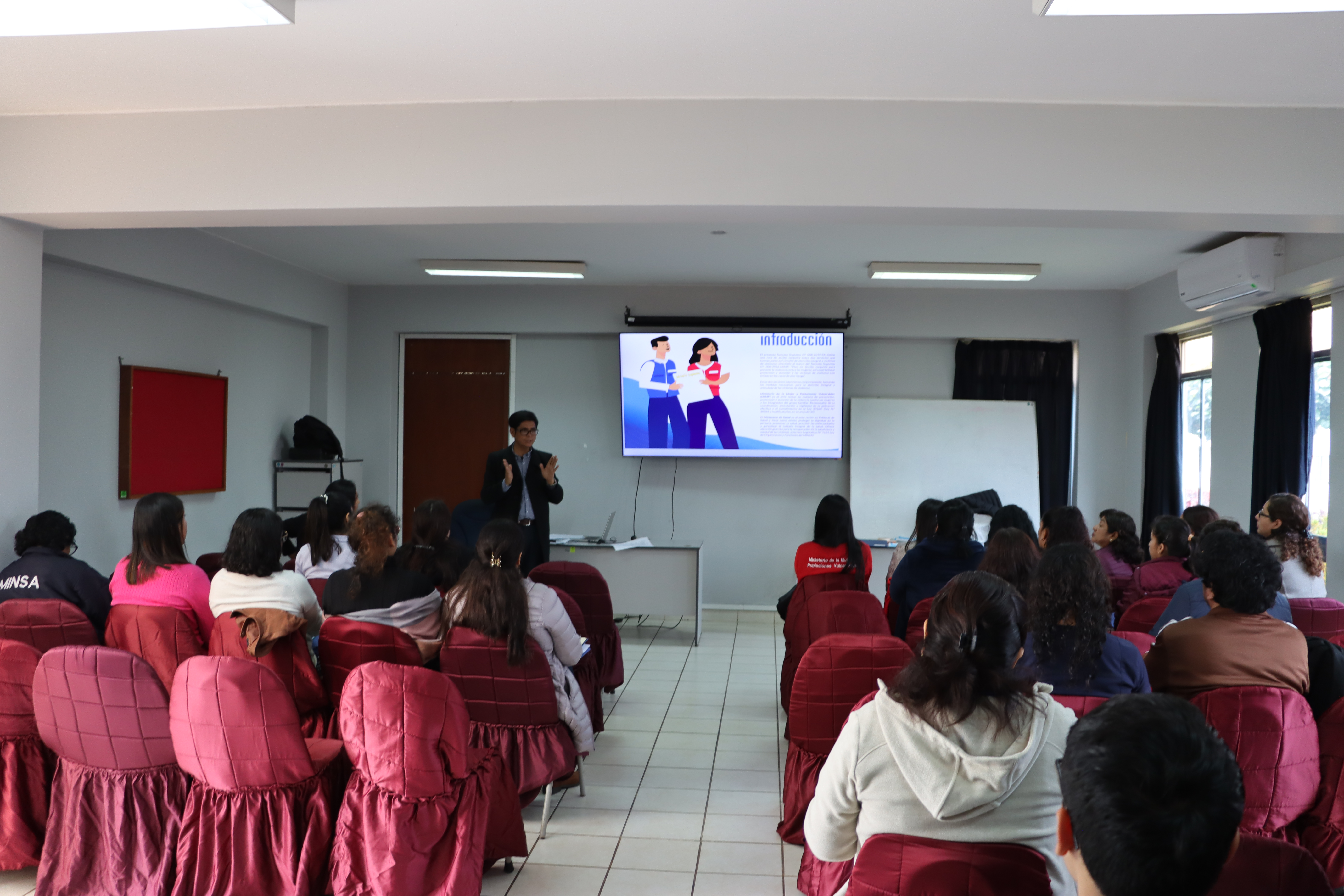 Desarrollan I sesión de capacitación al personal de salud de la red integrada de San Martin de Porres y Centro de Emergencia Mujer