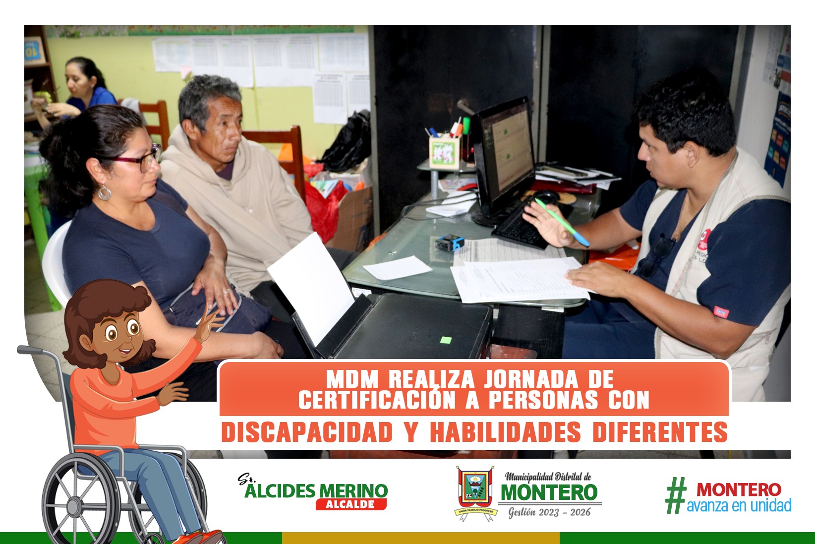 MDM Realiza Jornada de Certificación a Personas Con Discapacidad y Habilidades Diferentes