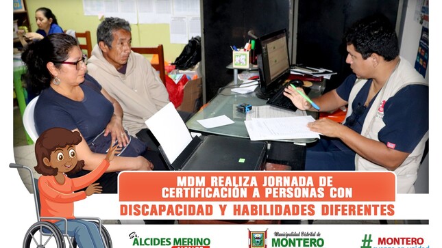 MDM Realiza Jornada de  Certificación a Personas Con Discapacidad y Habilidades Diferentes 