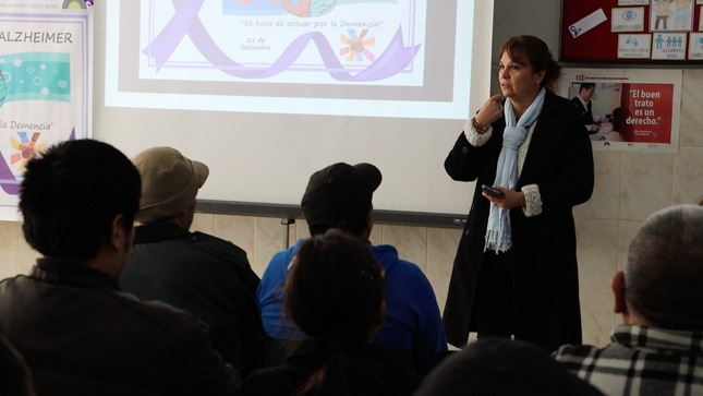 DEIDAE de adulto y adultos mayores brinda charla a usuarios de servicios de Salud Mental DEL INSM “HD-HN”