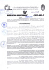 Vista preliminar de documento R.D N° 063-2025