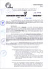 Vista preliminar de documento R.D N° 066-2025